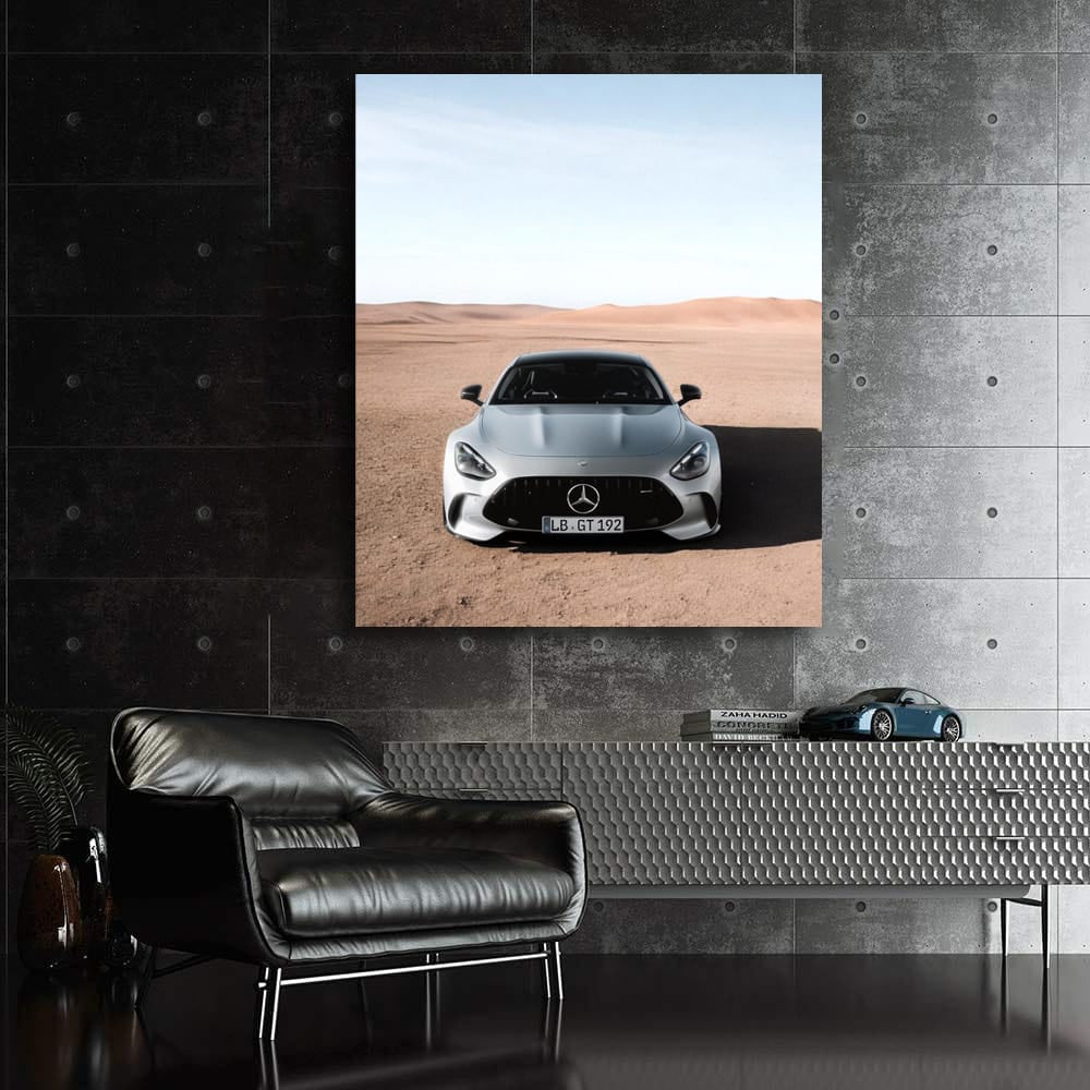 Mercedes-AMG GT Roaring Through Desert - Power and Elegance