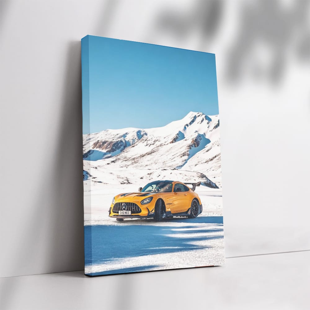Mercedes-AMG GT Conquers Snowy Mountains - Power and Elegance