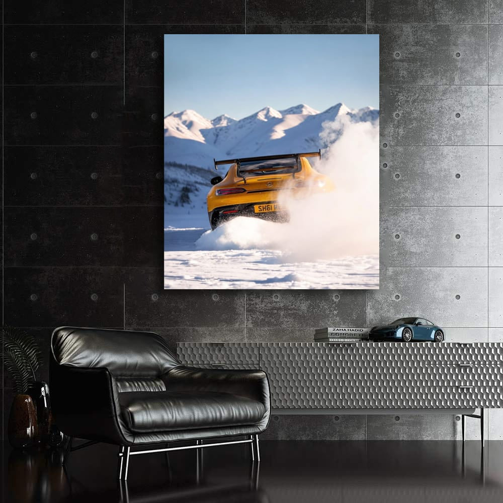 Mercedes-AMG GT Conquers Snowy Mountains - Winter Beast