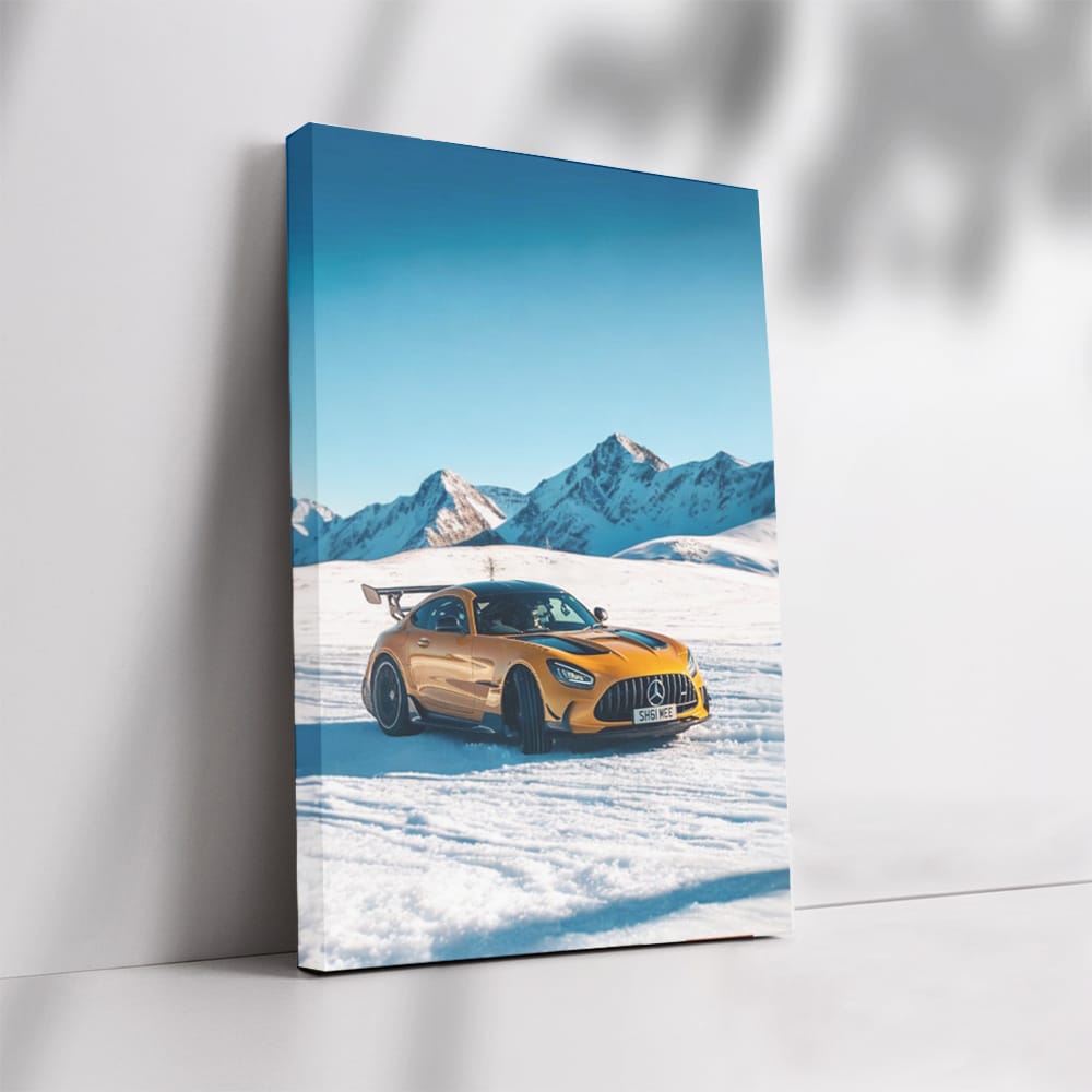 Mercedes-AMG GT Conquers Snowy Mountains - Power Unleashed