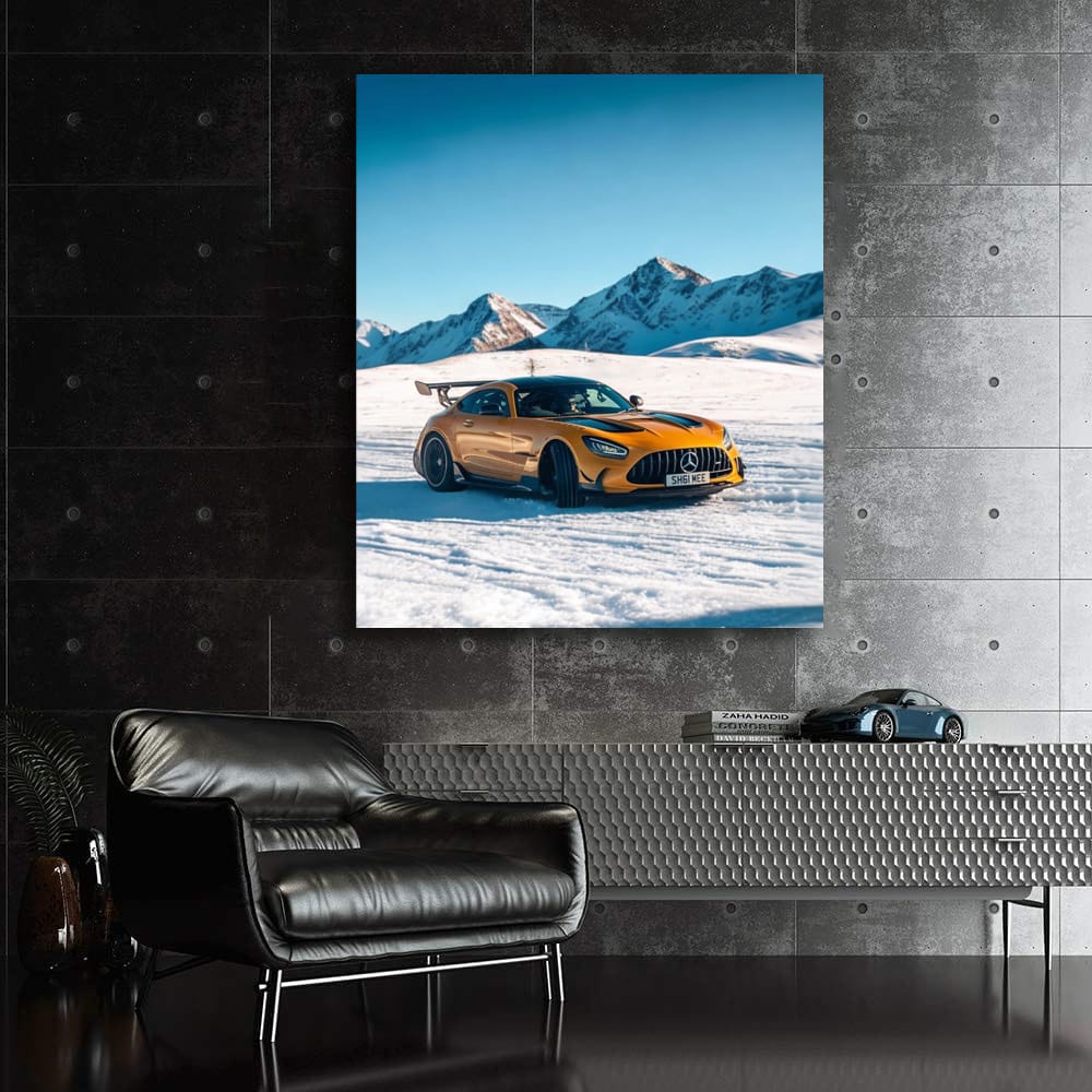 Mercedes-AMG GT Conquers Snowy Mountains - Power Unleashed