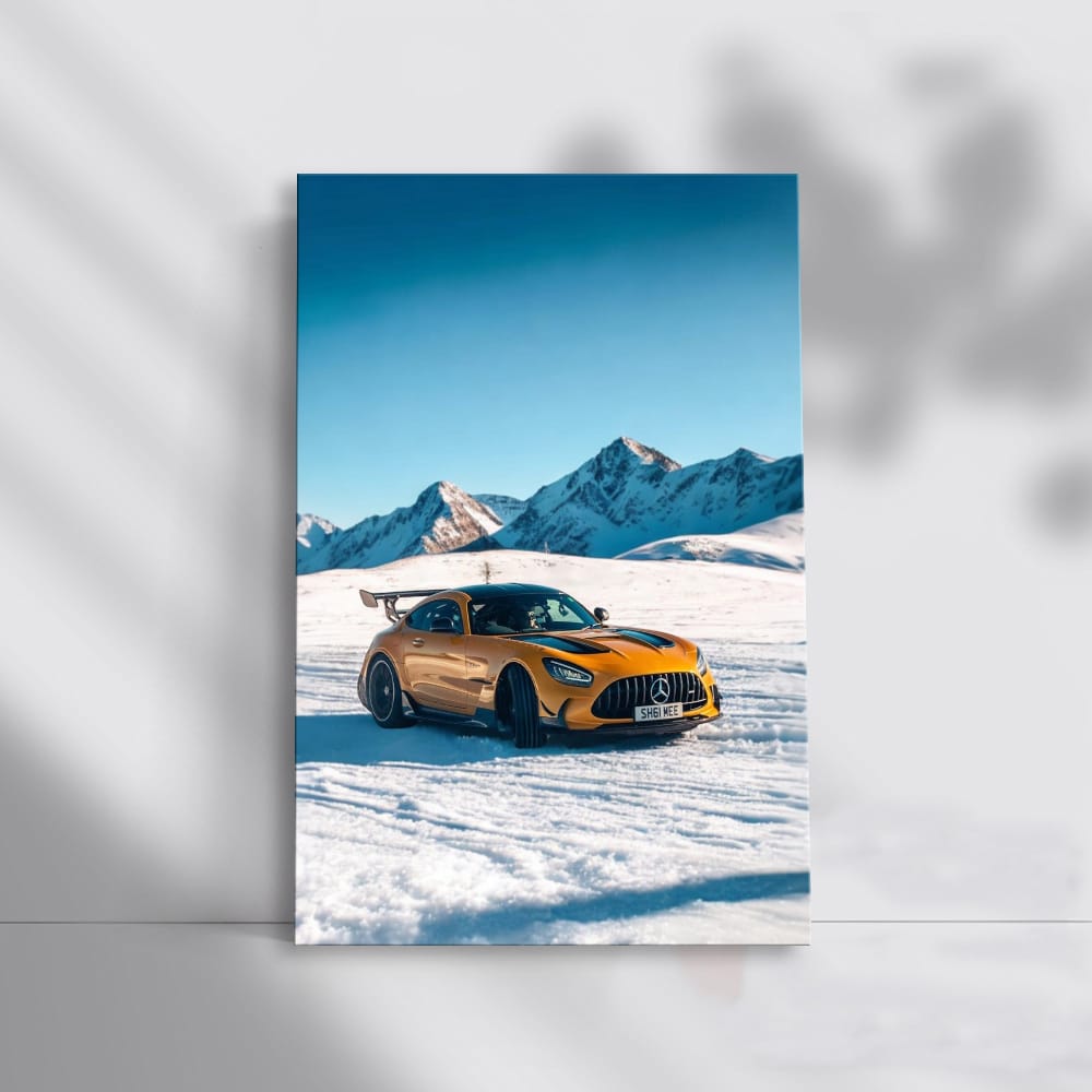 Mercedes-AMG GT Conquers Snowy Mountains - Power Unleashed