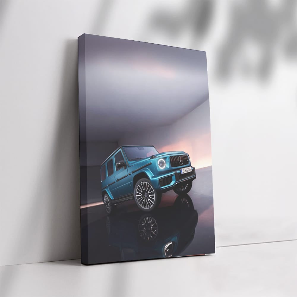 Mercedes-AMG G 63 Blue SUV - Urban Power and Elegance