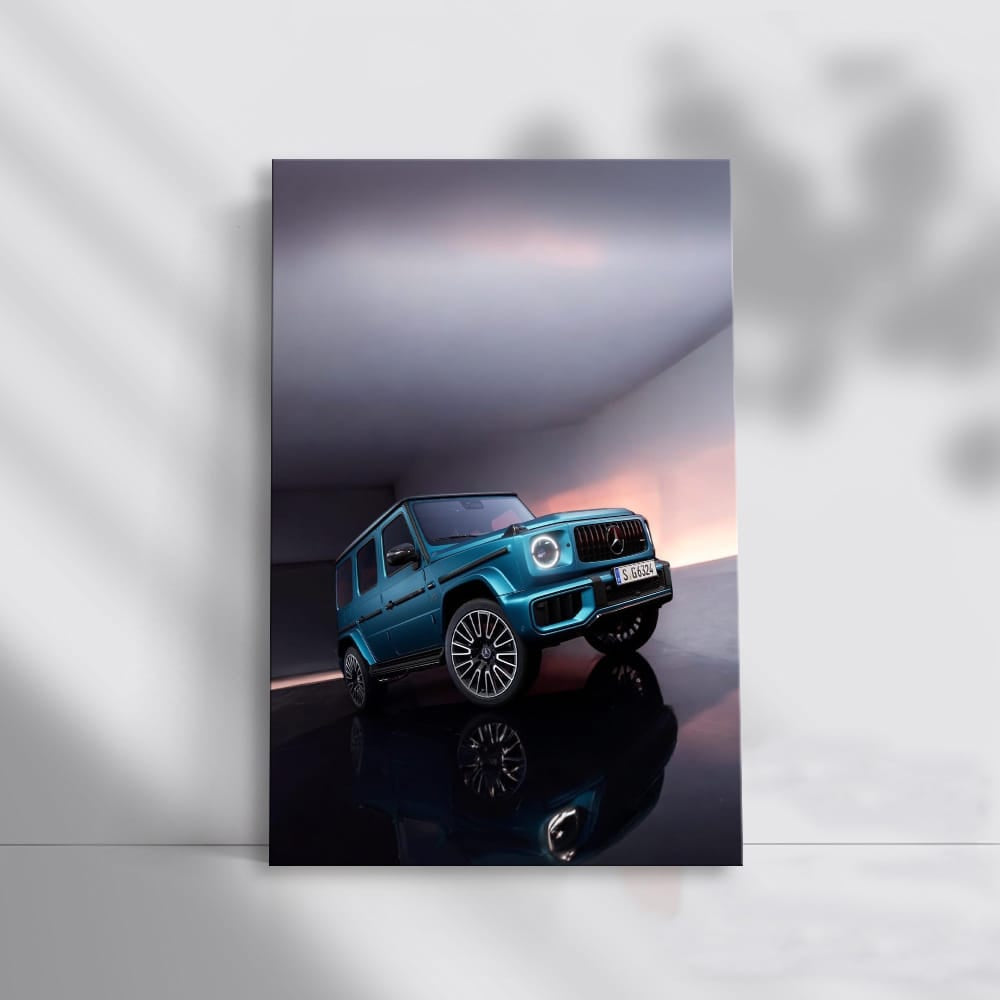 Mercedes-AMG G 63 Blue SUV - Urban Power and Elegance