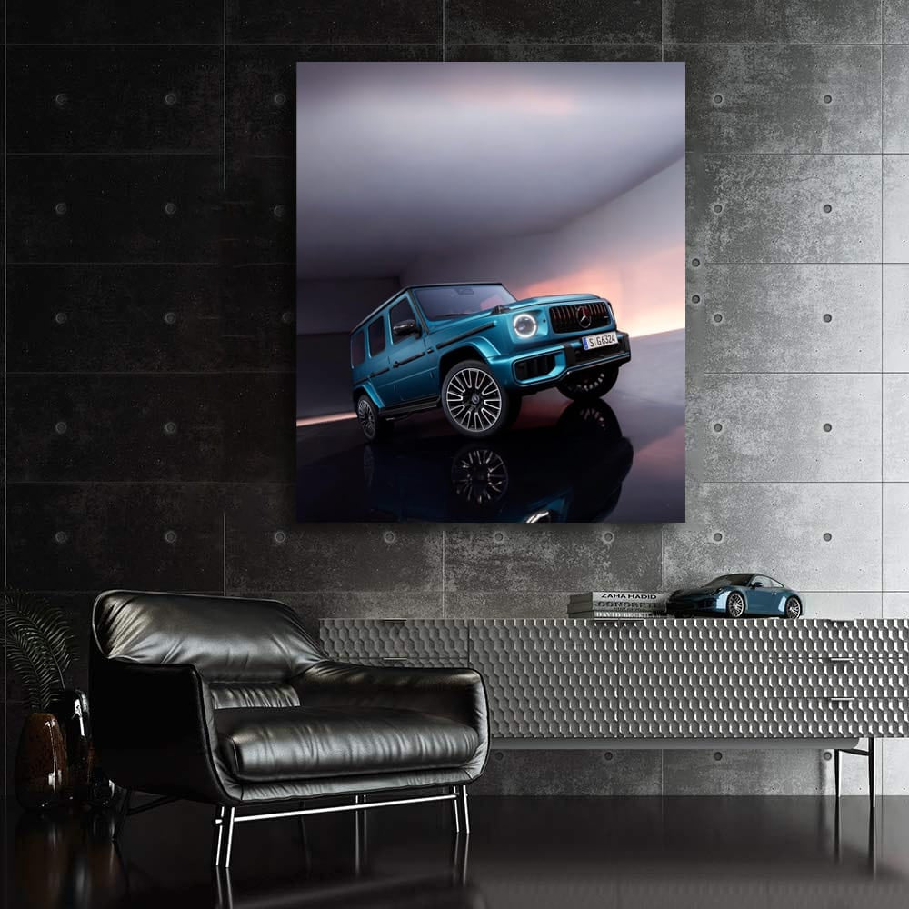 Mercedes-AMG G 63 Blue SUV - Urban Power and Elegance