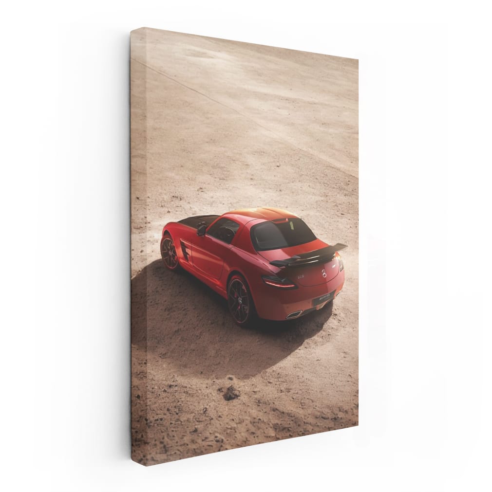 Mercedes-Benz SLS AMG Roars Across Desert - Power and Elegance
