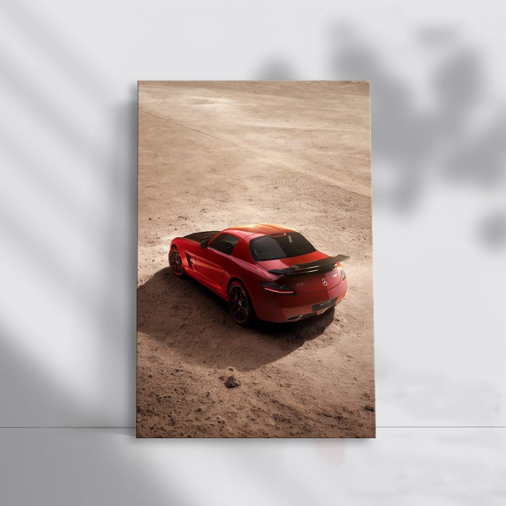 Mercedes-Benz SLS AMG Roars Across Desert - Power and Elegance
