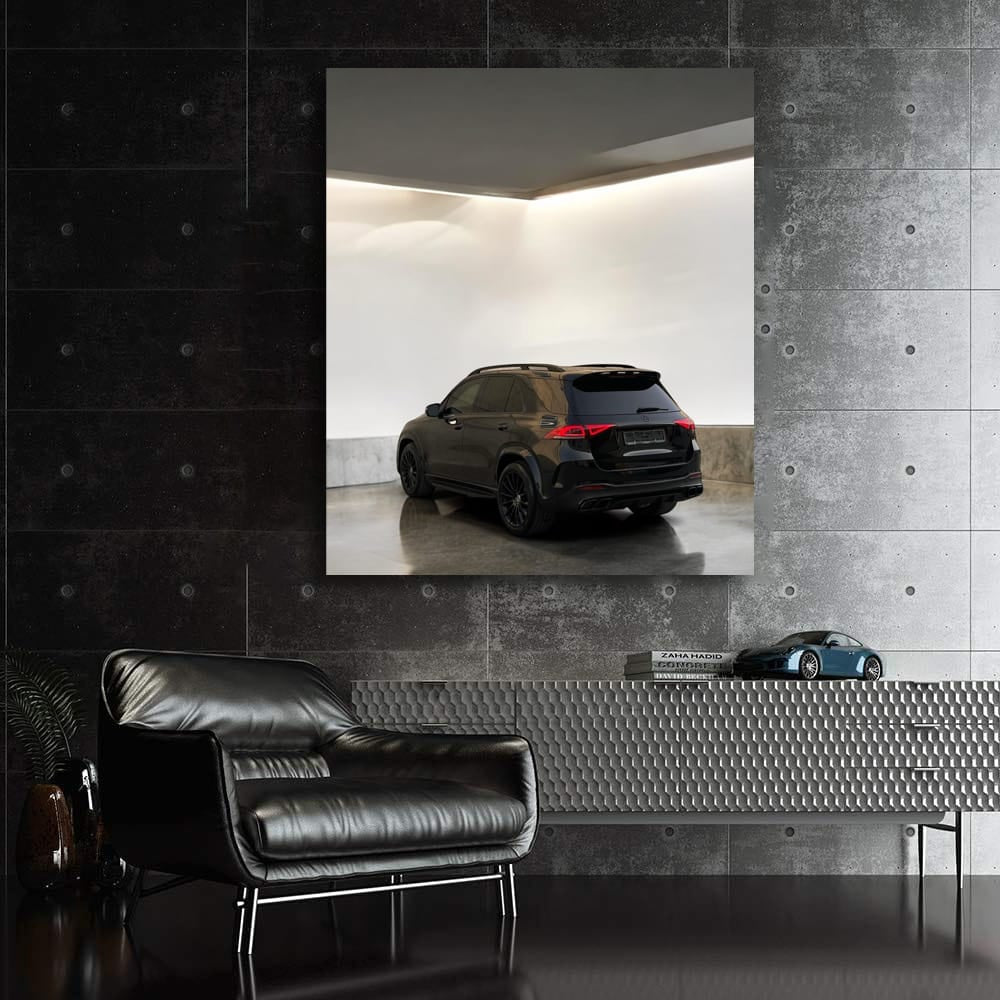 Black Mercedes-Benz GLE 350 Parked - Elegance in Motion