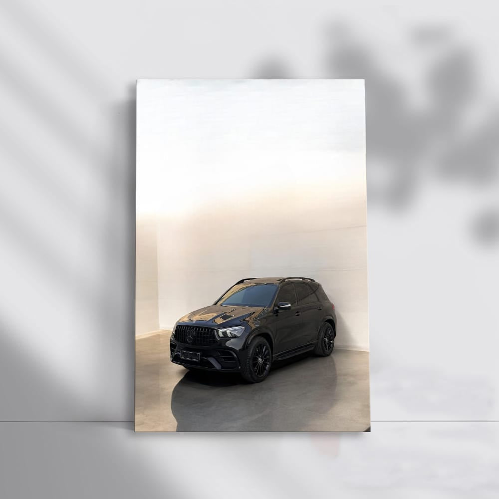 Black Mercedes-Benz GLE-Class 350 Parked - Sophisticated Elegance