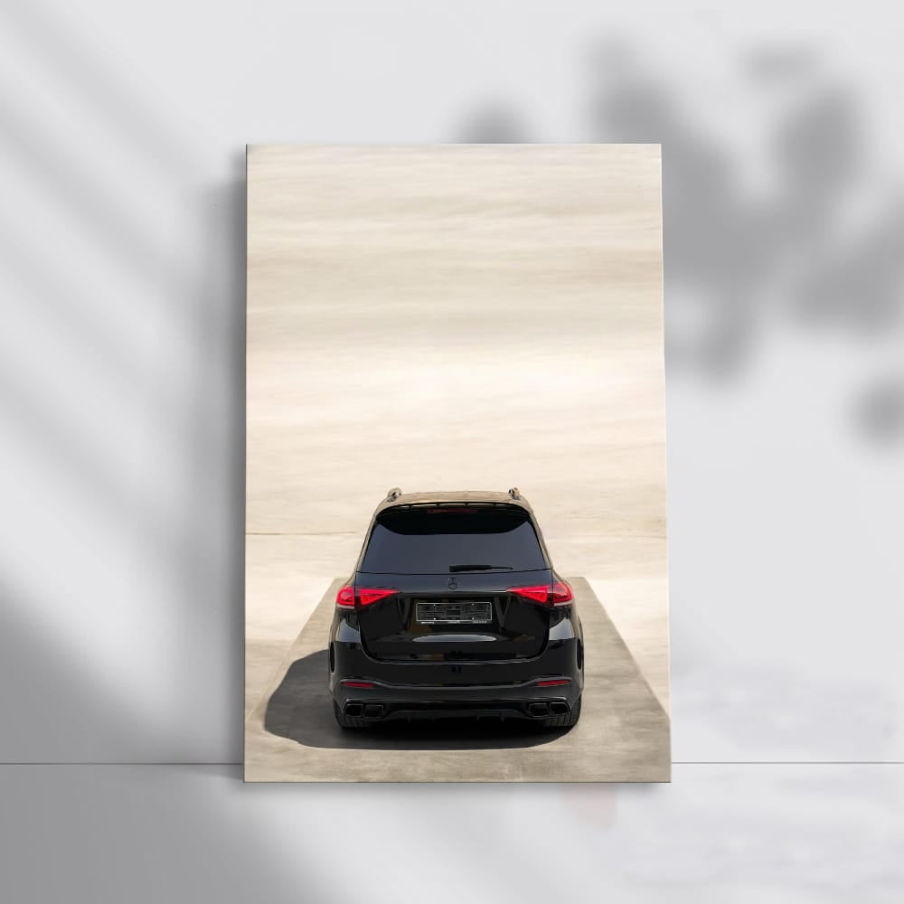 Black Mercedes-Benz GLE 350 Parked - Elegance in Motion