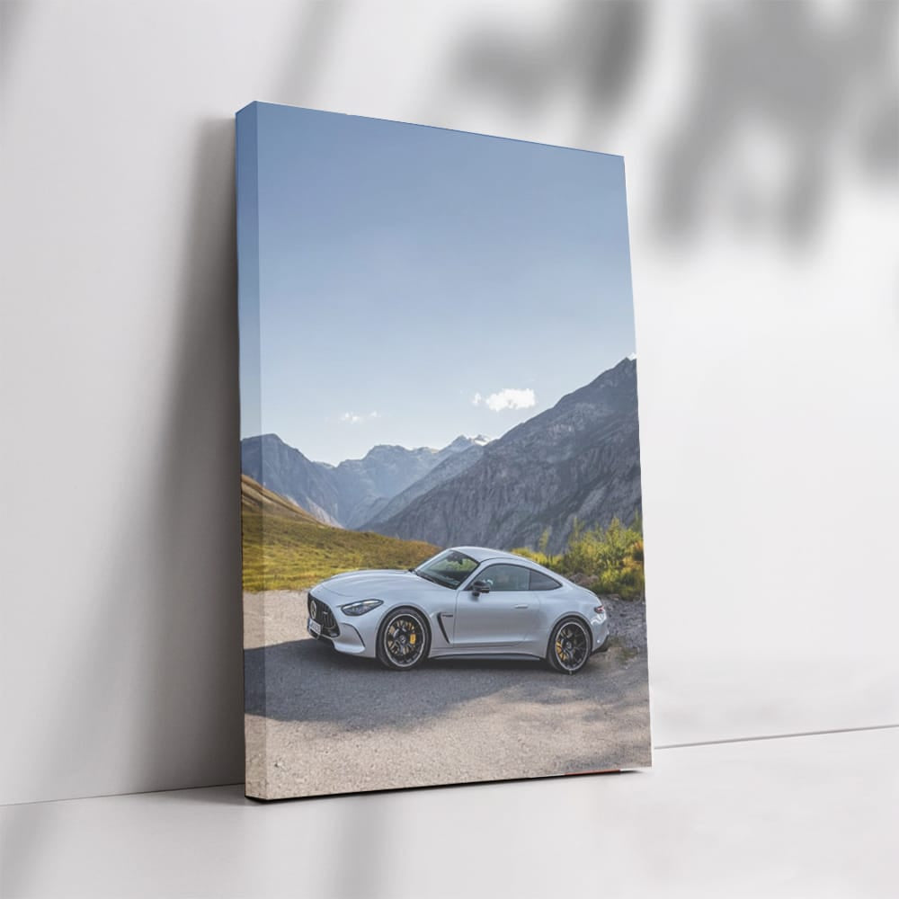 Mercedes 2024 GT Coupe in Mountains - Elegant Powerhouse