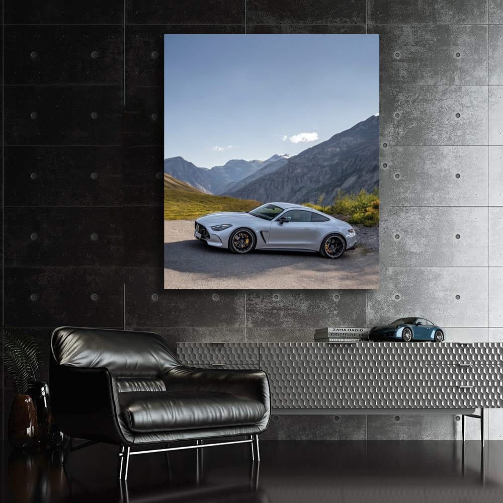 Mercedes 2024 GT Coupe in Mountains - Elegant Powerhouse