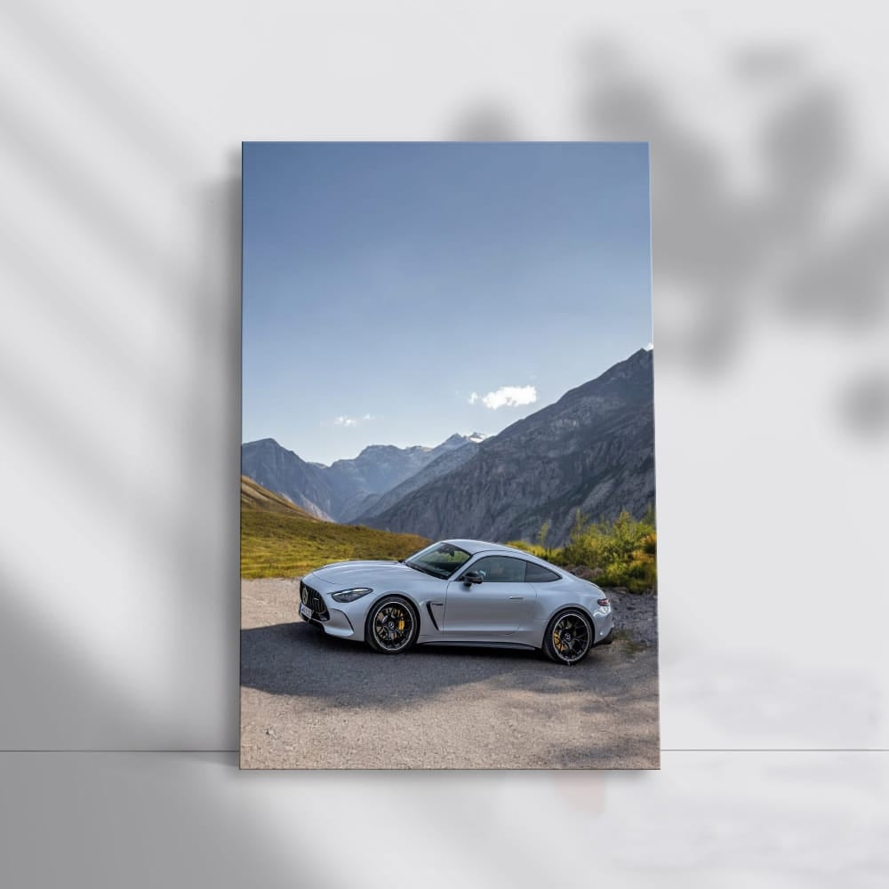 Mercedes 2024 GT Coupe in Mountains - Elegant Powerhouse