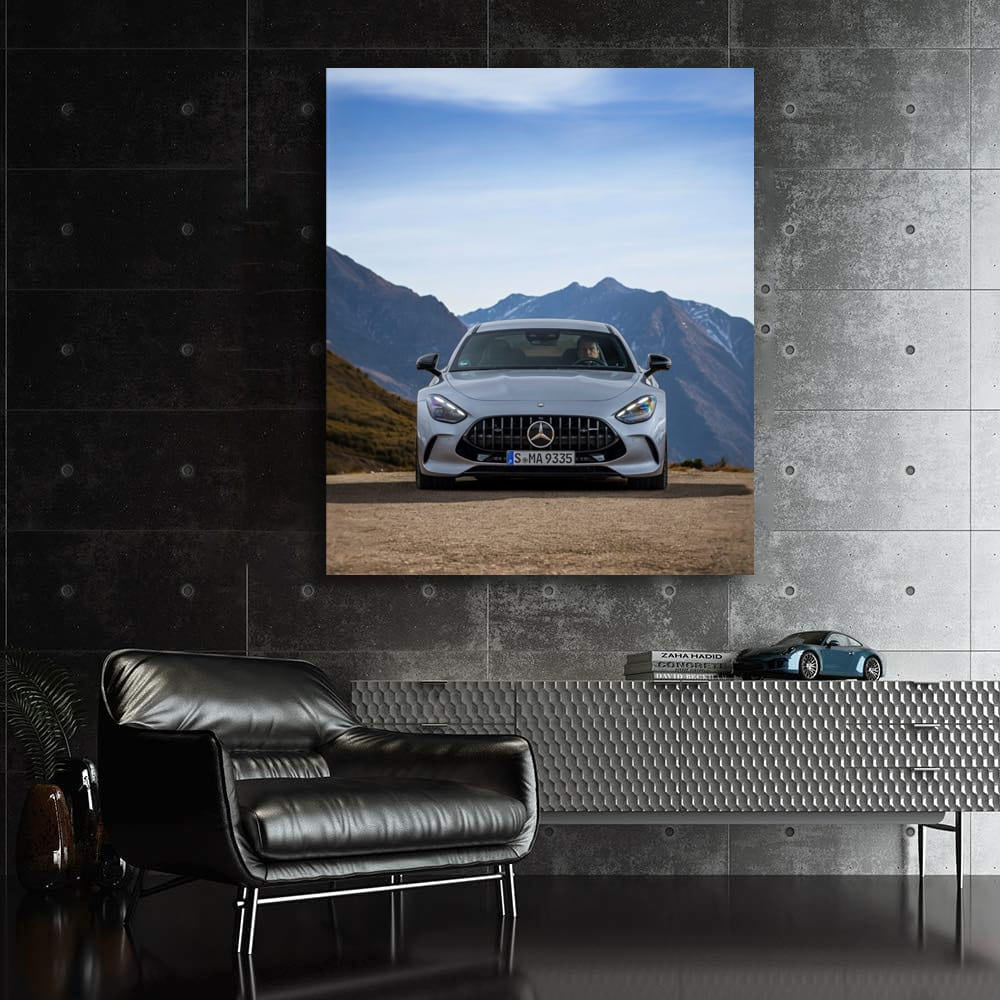 2024 Mercedes GT Coupe in Mountains - Sleek Power Unleashed