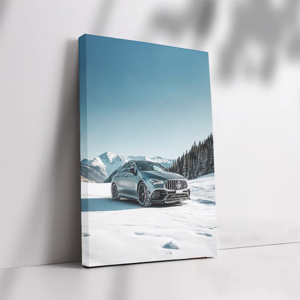 Mercedes AMG CLA 45 in Snow - Power and Precision