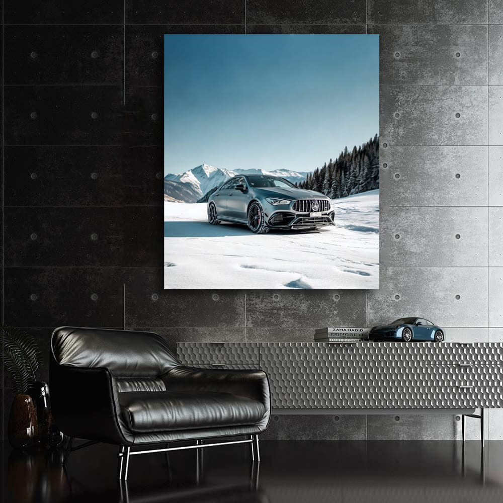 Mercedes AMG CLA 45 in Snow - Power and Precision