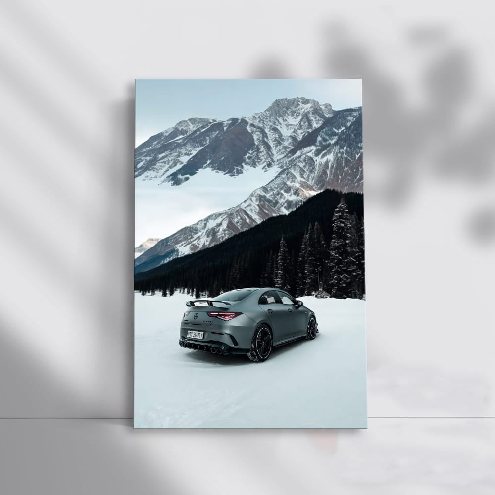 Mercedes AMG CLA 45 in Snow - Power Meets Elegance