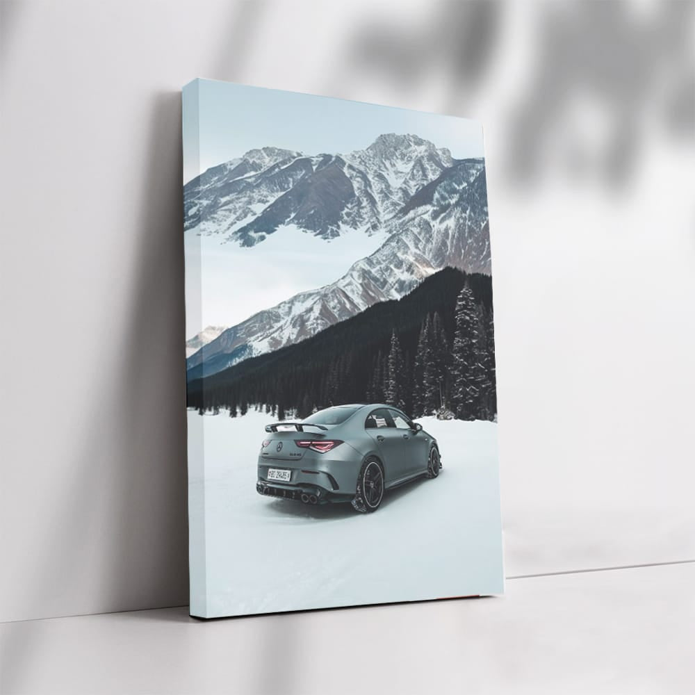 Mercedes AMG CLA 45 in Snow - Power Meets Elegance
