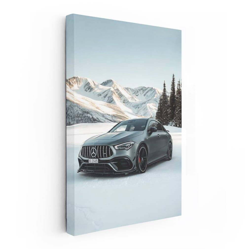 Mercedes AMG CLA 45 in Snow - Power and Precision
