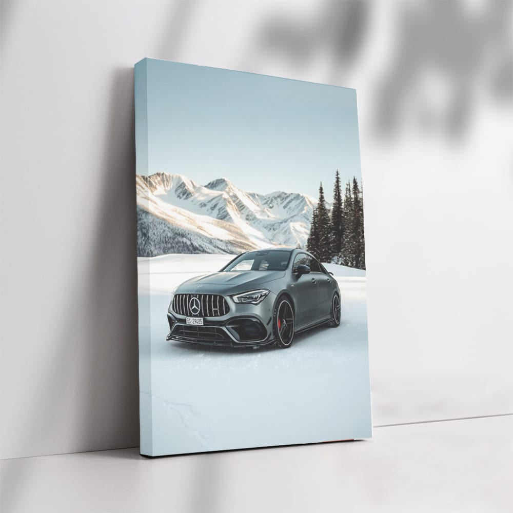 Mercedes AMG CLA 45 in Snow - Power and Precision