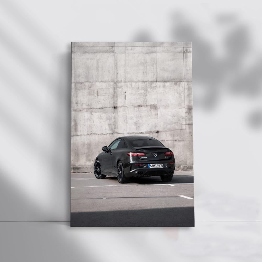 Black Mercedes-AMG E 53 4MATIC+ Coupe in Parking - Elegance Redefined