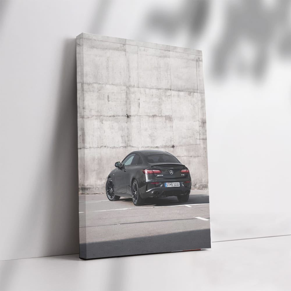 Black Mercedes-AMG E 53 4MATIC+ Coupe in Parking - Elegance Redefined
