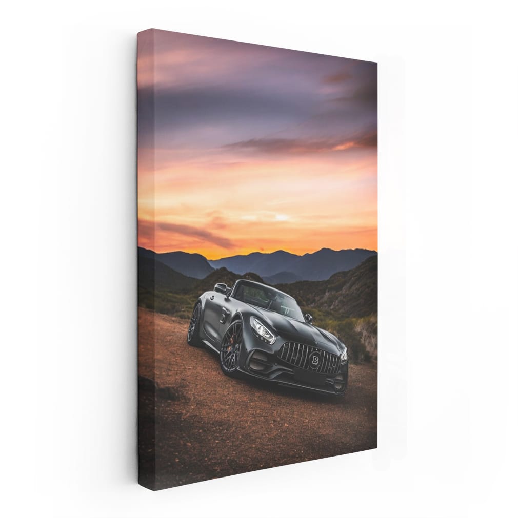 Mercedes AMG GT C Captured at Sunset - Sleek Powerhouse