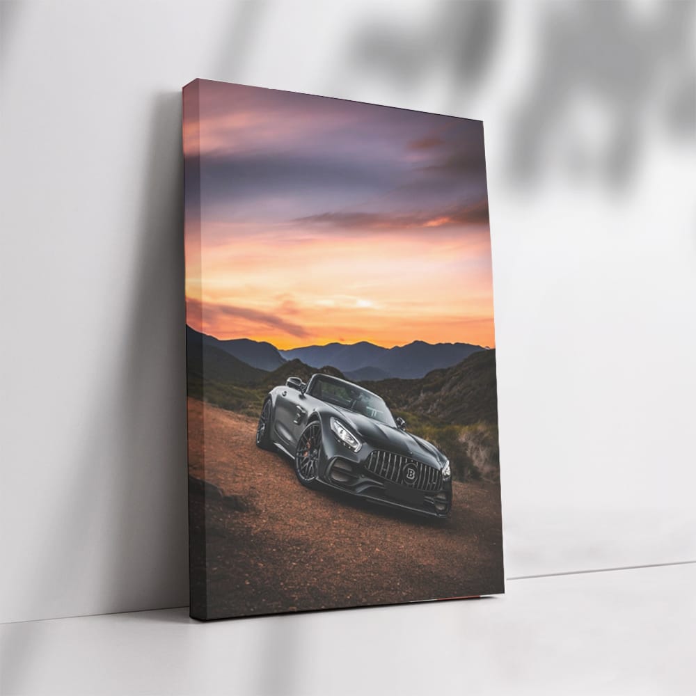 Mercedes AMG GT C Captured at Sunset - Sleek Powerhouse