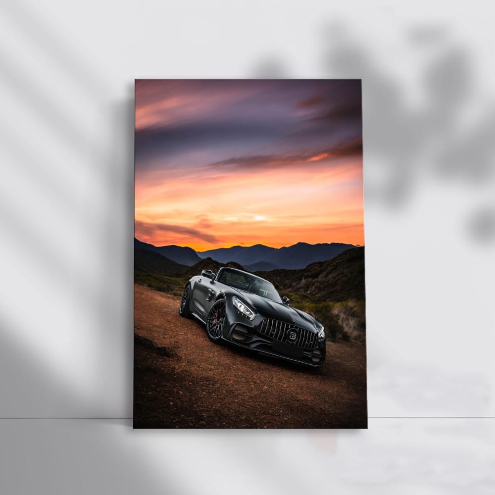 Mercedes AMG GT C Captured at Sunset - Sleek Powerhouse