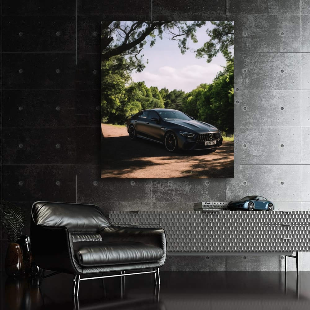 Mercedes AMG Parked Amidst Nature - Power Meets Elegance