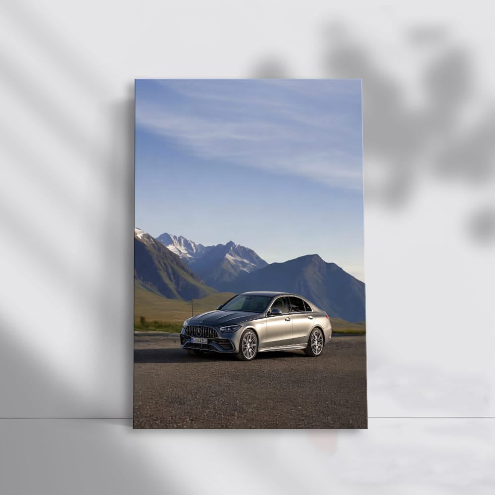 Mercedes C-Class Sedan on Scenic Mountain Drive - Elegance Redefined