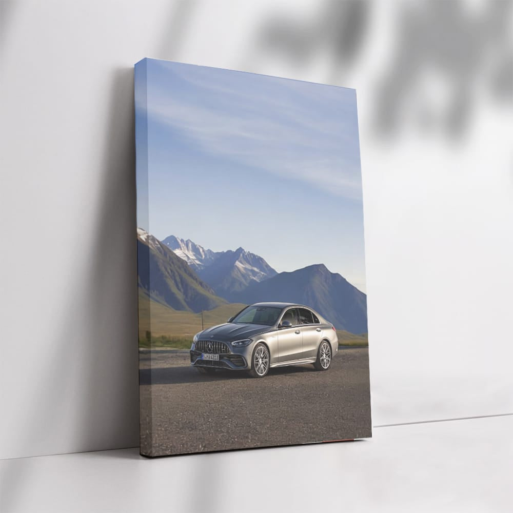 Mercedes C-Class Sedan on Scenic Mountain Drive - Elegance Redefined