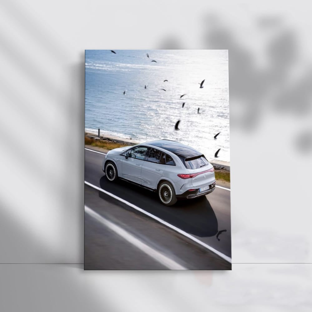 Mercedes EQE SUV Coastal Drive - Sleek and Innovative