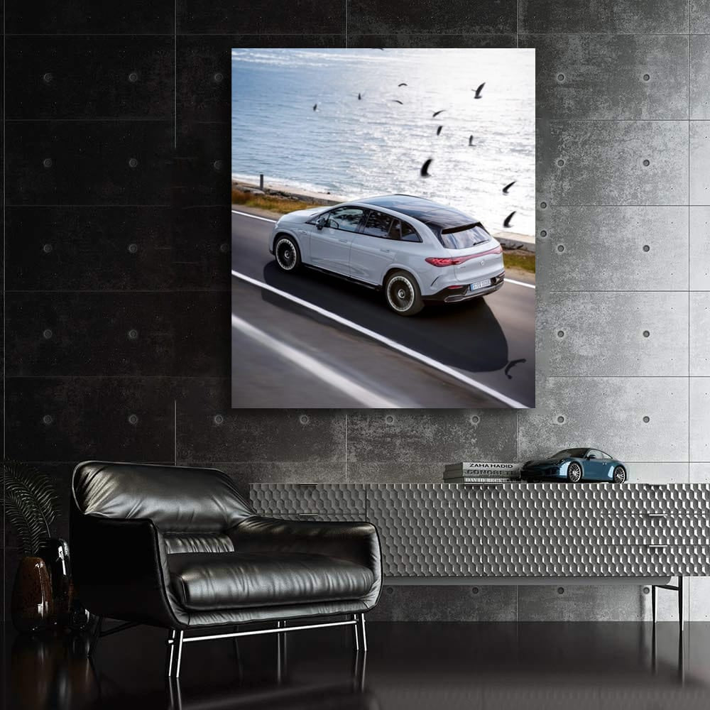 Mercedes EQE SUV Coastal Drive - Sleek and Innovative