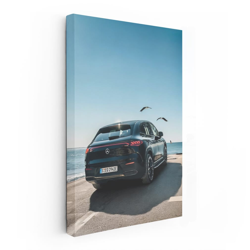 Mercedes Eqs Black Back Sid Wall Art