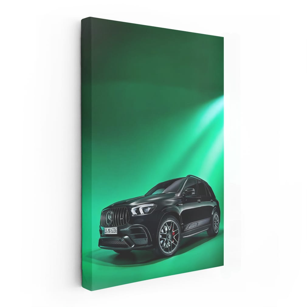 Mercedes Gle 63s Amg Green Neo Wall Art