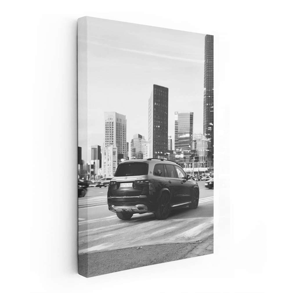 Mercedes Gls 600 Monochrome Back Sid Wall Art