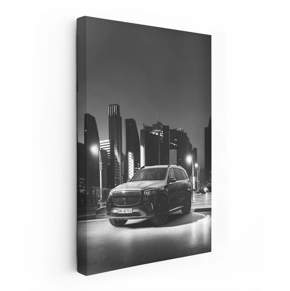 Mercedes Gls 600 Monochrom Wall Art