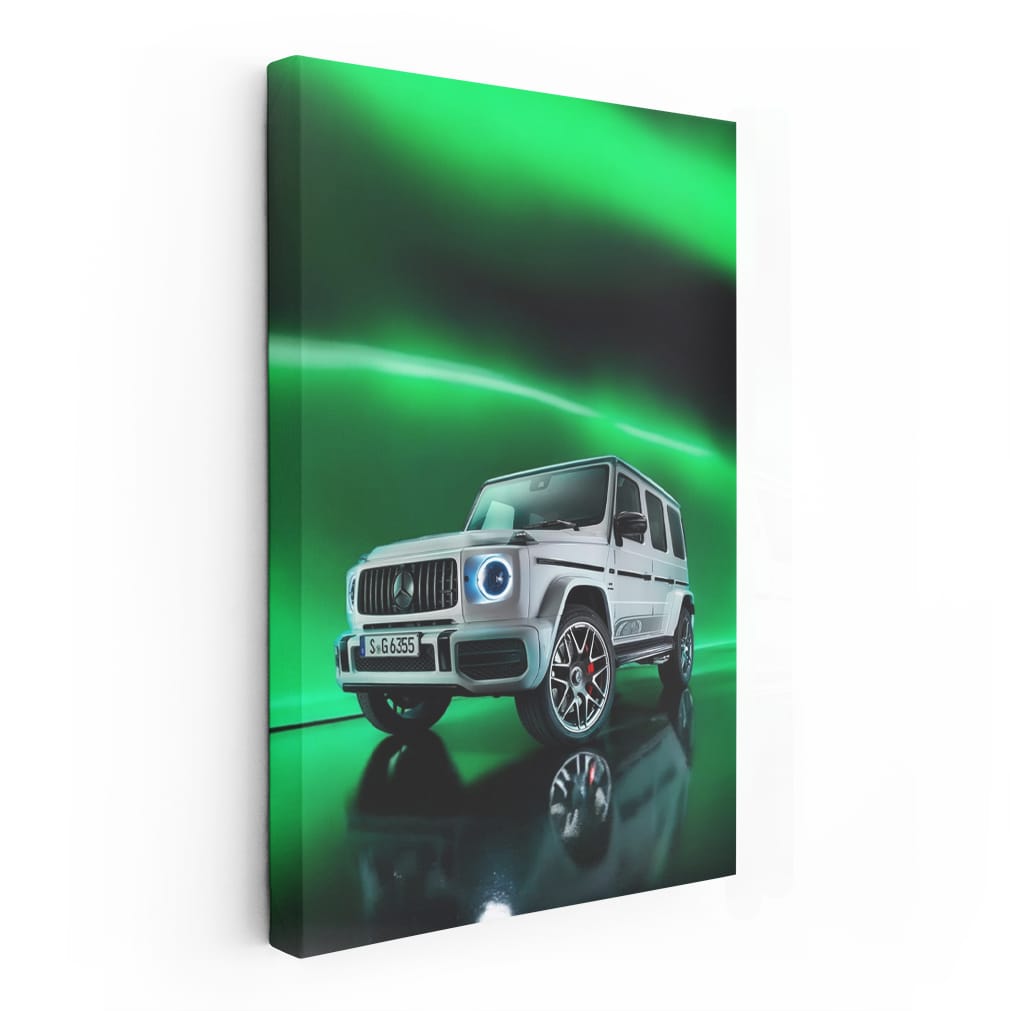 Mercedes G Wagon Green Neo Wall Art