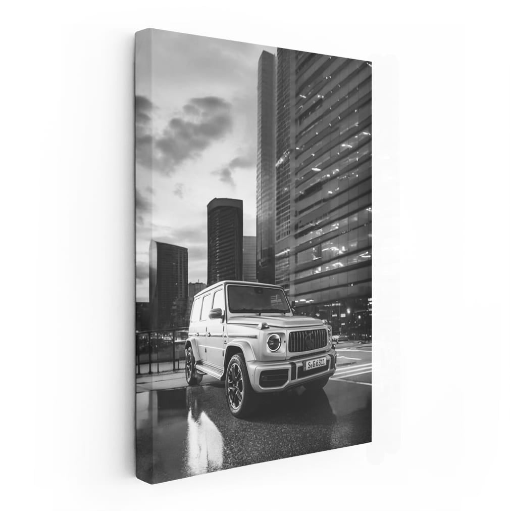 Mercedes G Wagon Monochrome In Cit Wall Art