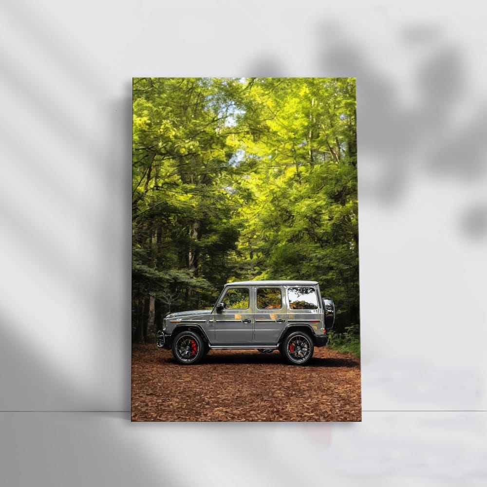 Mercedes Grey G Wagon Surrounded by Nature - Rugged Elegance
