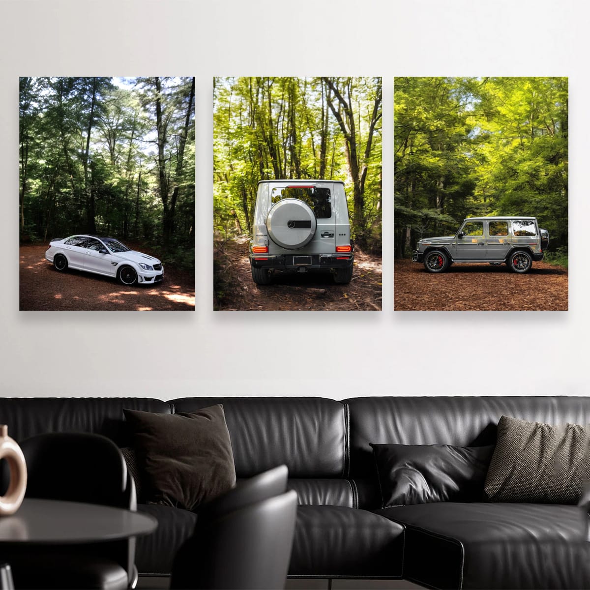 Mercedes In The Forest Set of 3