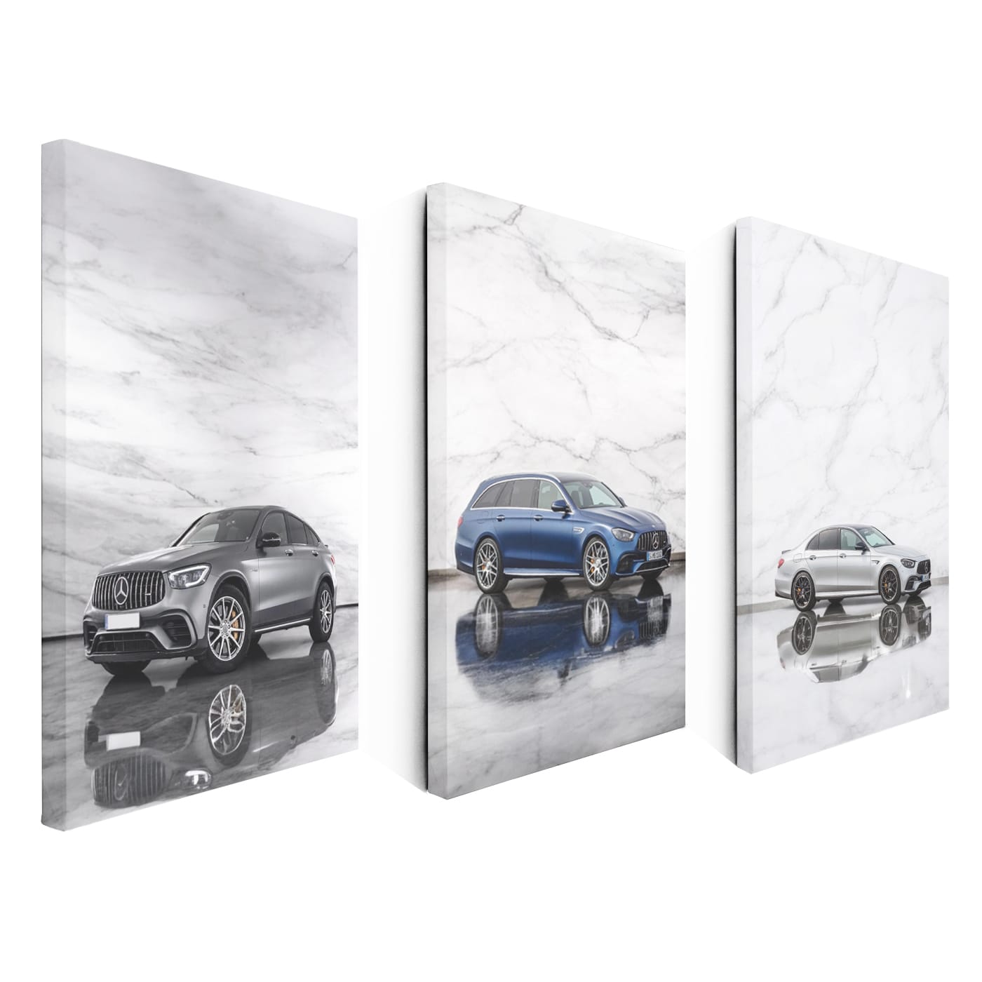 Mercedes Marble Set of 3