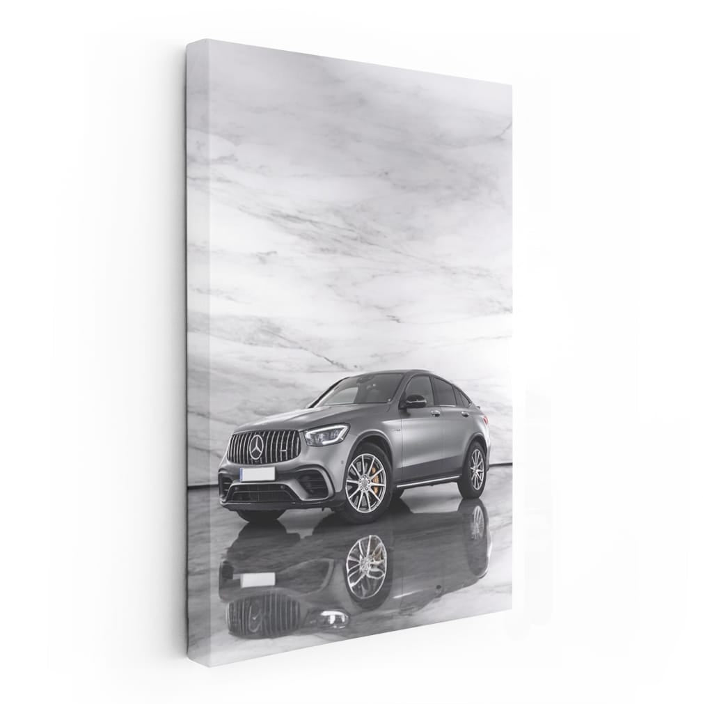 Mercedes Marble Glc63 Coup Wall Art