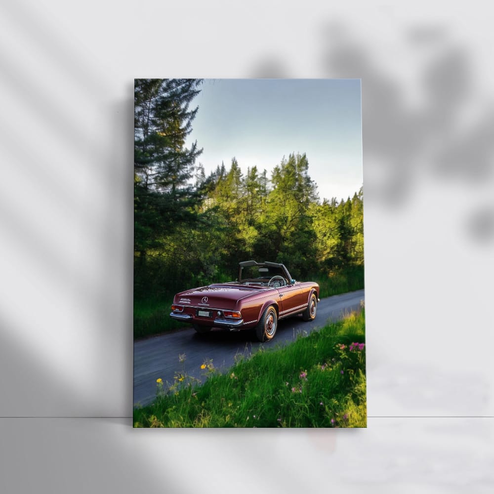 Vintage Mercedes in Nature - Classic Elegance in Motion
