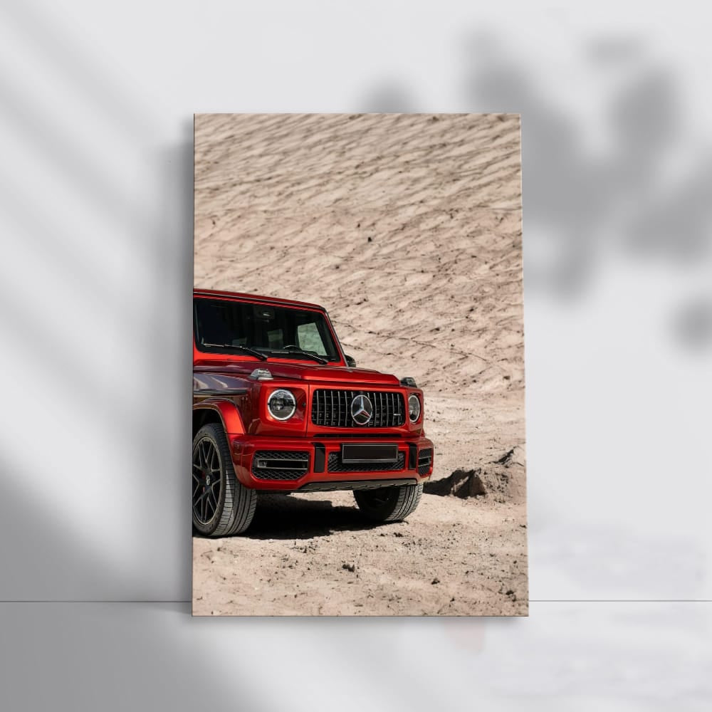 Mercedes G-Wagon in Desert - Red Adventure Machine