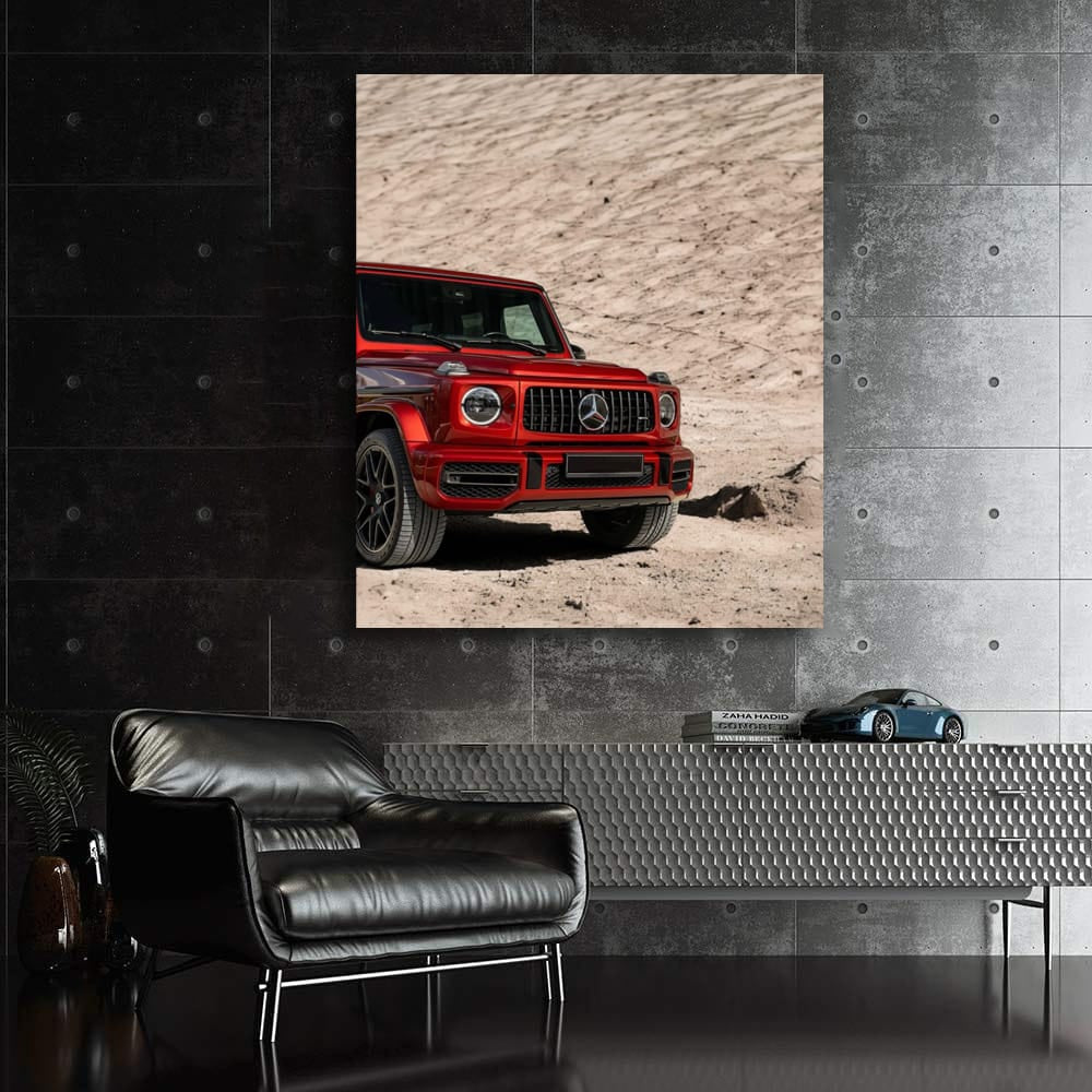 Mercedes G-Wagon in Desert - Red Adventure Machine