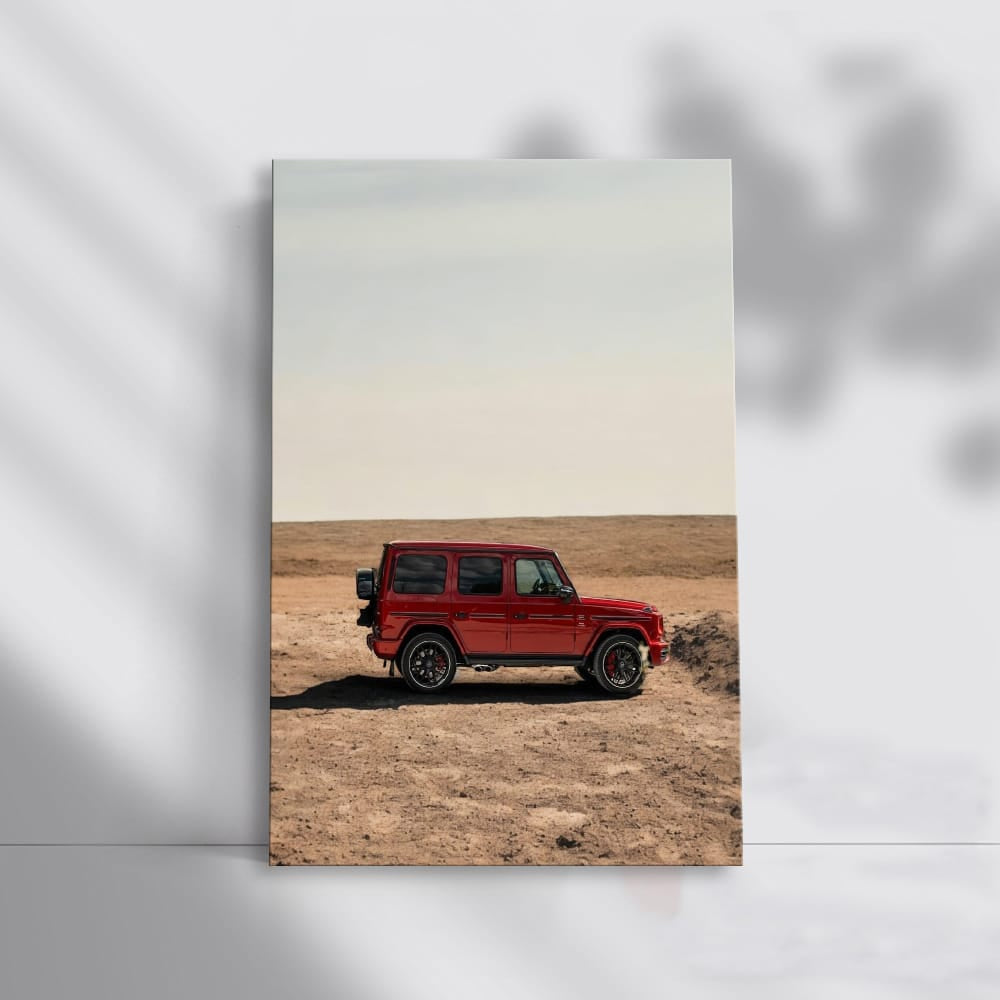 Mercedes G-Class Red Adventure in Desert - Iconic Offroader