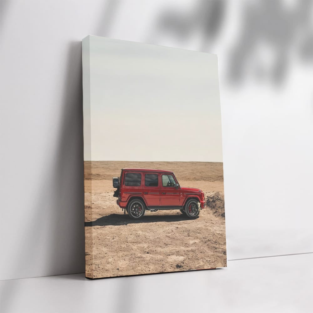 Mercedes G-Class Red Adventure in Desert - Iconic Offroader