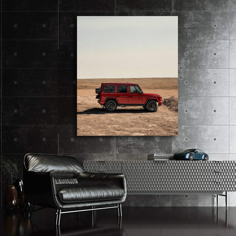 Mercedes G-Class Red Adventure in Desert - Iconic Offroader